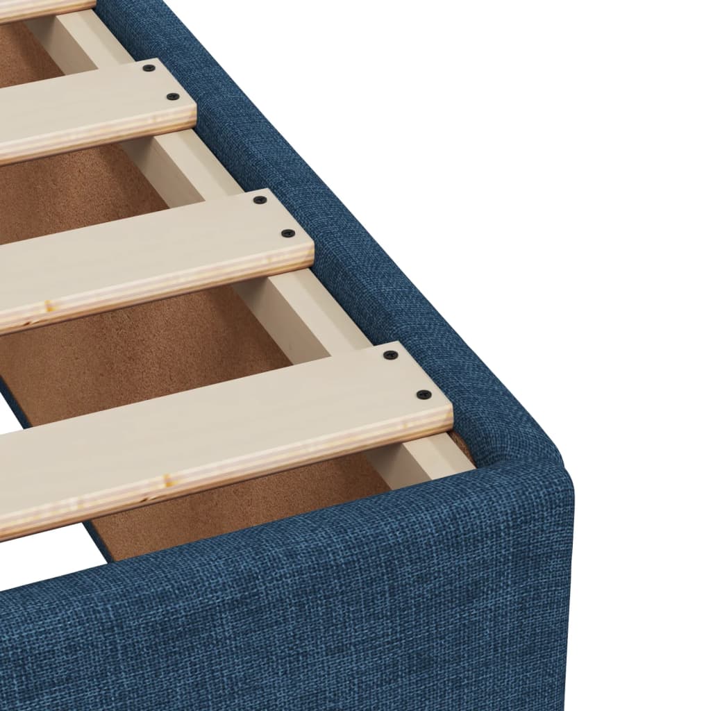 Giroletto senza Materasso Blu 100x200 cm in Tessuto | homemem39