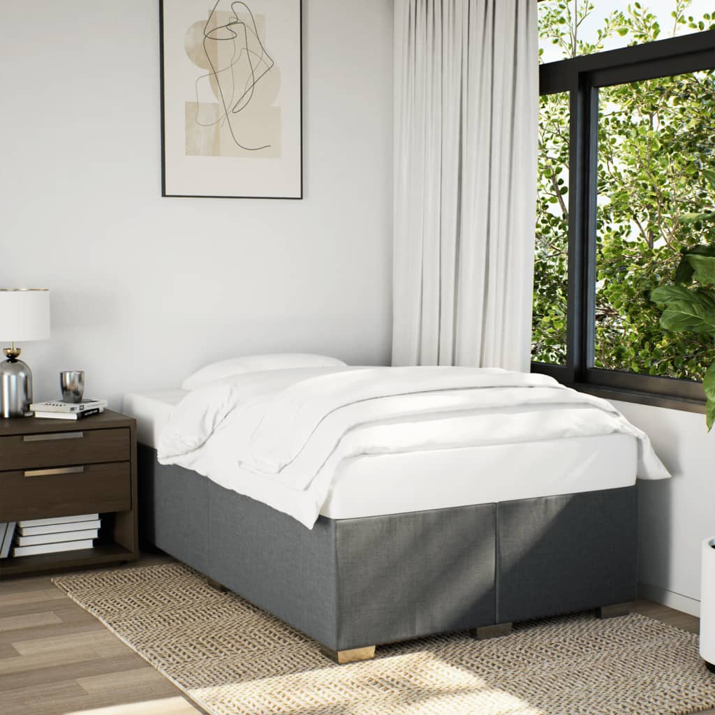 Giroletto senza Materasso Grigio Scuro 120x190 cm in Tessuto | homemem39
