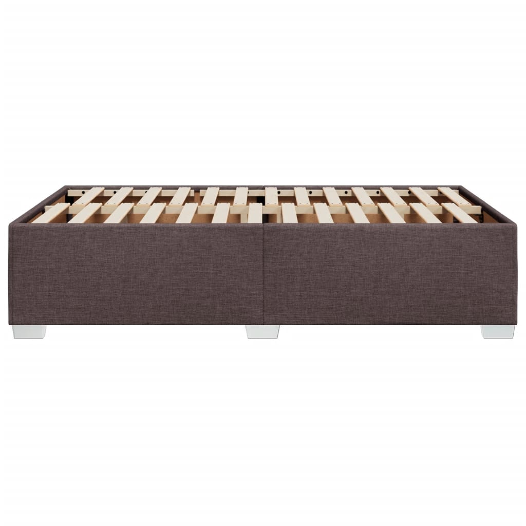 Giroletto senza Materasso Marrone Scuro 120x200 cm Tessuto | homemem39