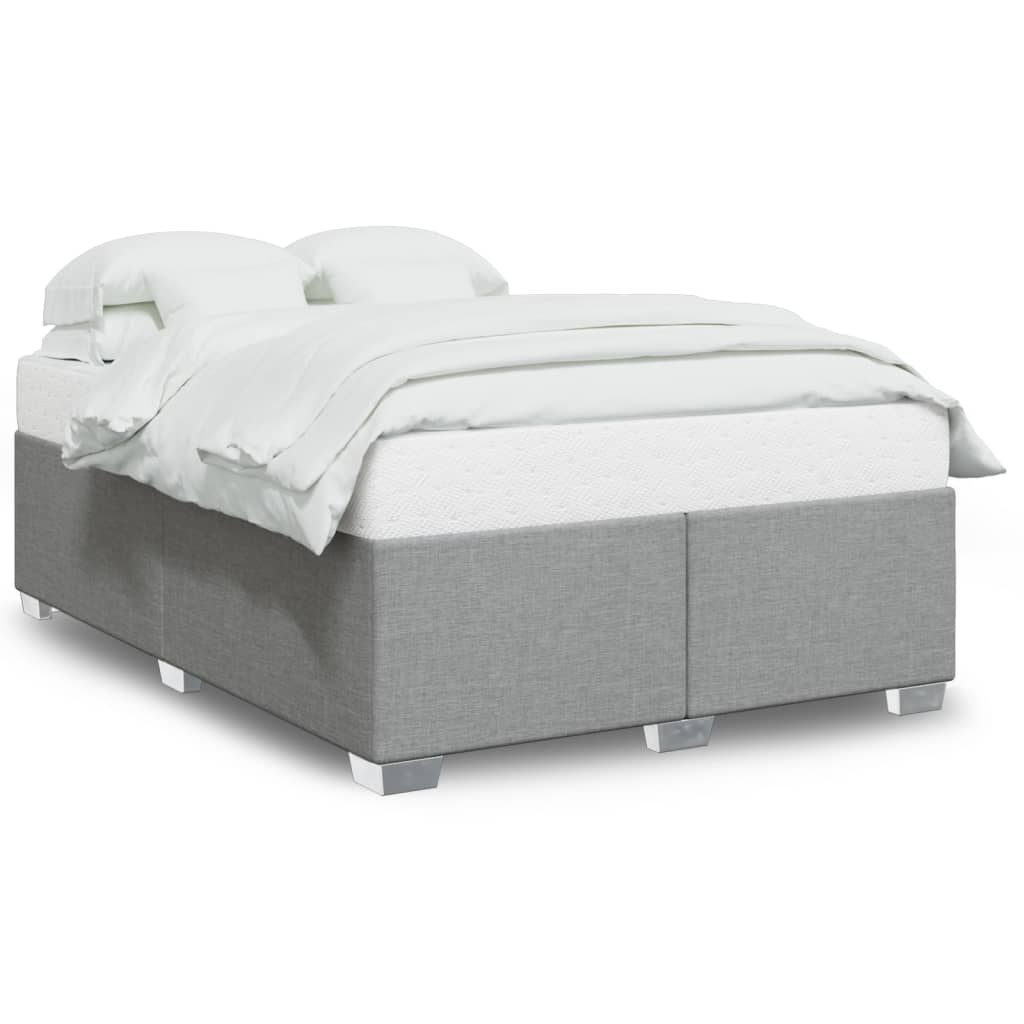 Giroletto senza Materasso Grigio Chiaro 140x190 cm Tessuto | homemem39