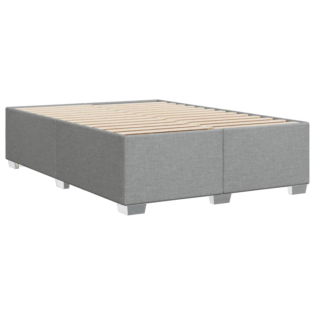 Giroletto senza Materasso Grigio Chiaro 140x190 cm Tessuto | homemem39