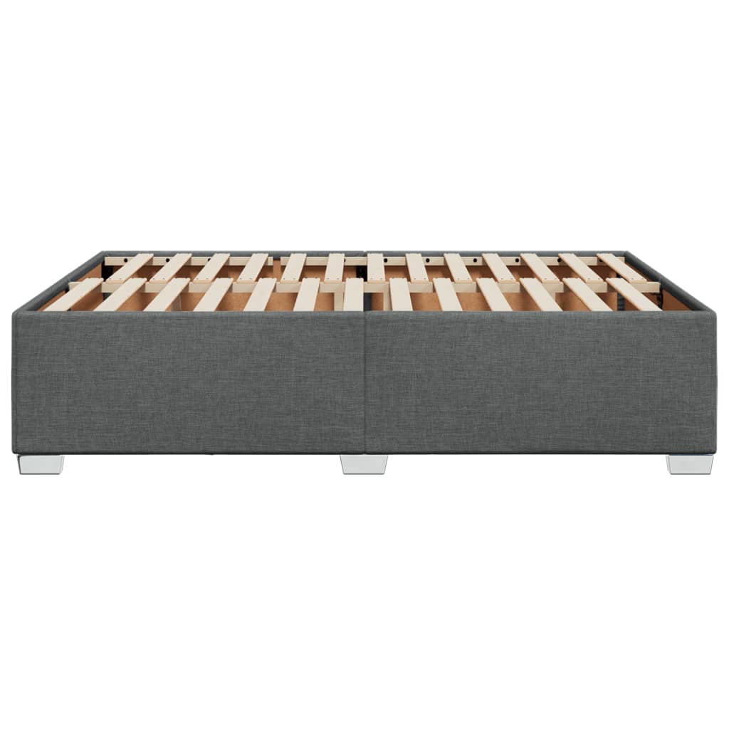 Giroletto senza Materasso Grigio Scuro 140x190 cm Tessuto | homemem39