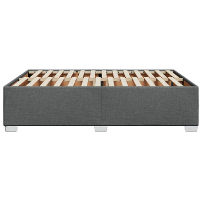 Giroletto senza Materasso Grigio Scuro 140x190 cm Tessuto | homemem39