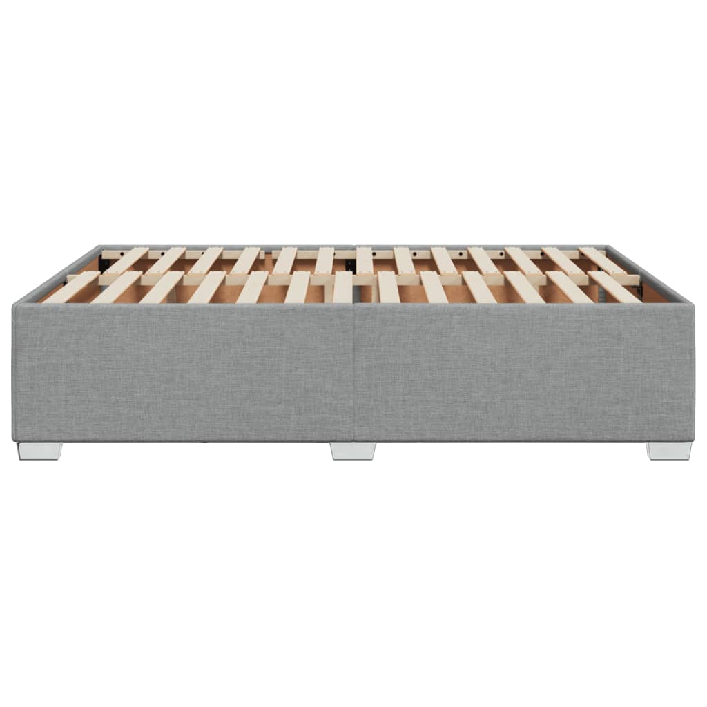 Giroletto senza Materasso Grigio Chiaro 160x200 cm Tessuto - homemem39