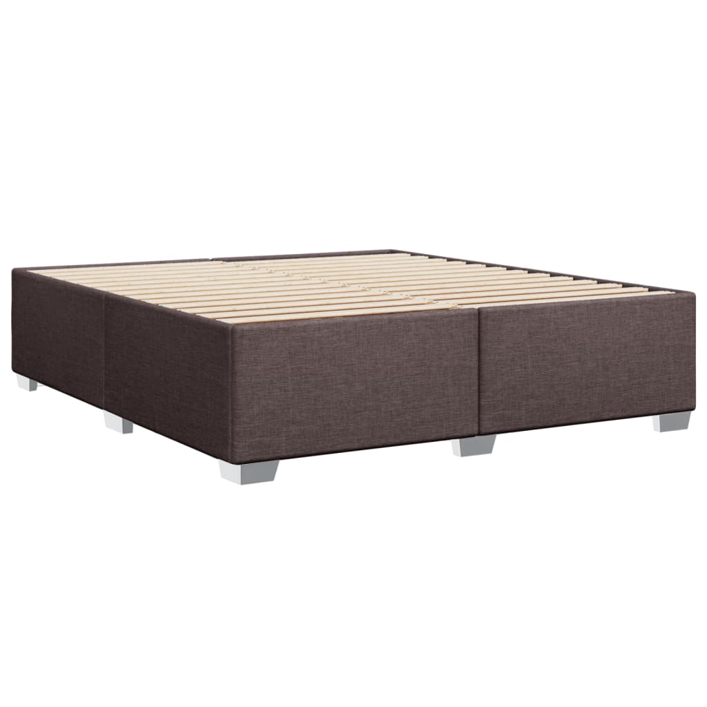 Giroletto senza Materasso Marrone Scuro 180x200 cm Tessuto | homemem39