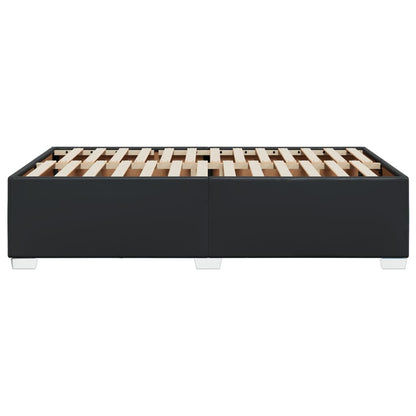Giroletto senza Materasso Nero 120x190 cm Similpelle | homemem39