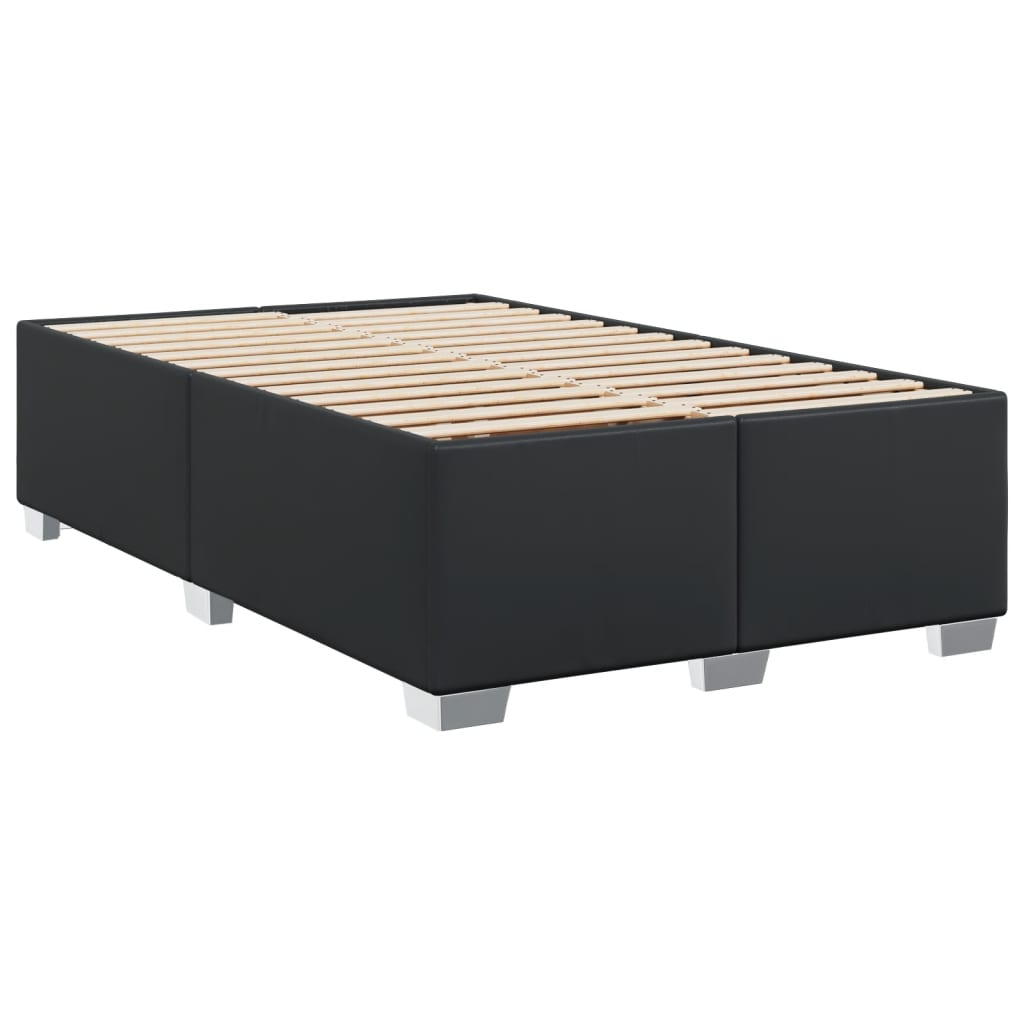 Giroletto senza Materasso Nero 120x190 cm Similpelle | homemem39
