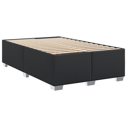 Giroletto senza Materasso Nero 120x190 cm Similpelle | homemem39