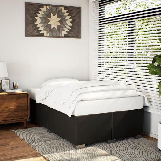 Giroletto senza Materasso Nero 120x190 cm Similpelle | homemem39