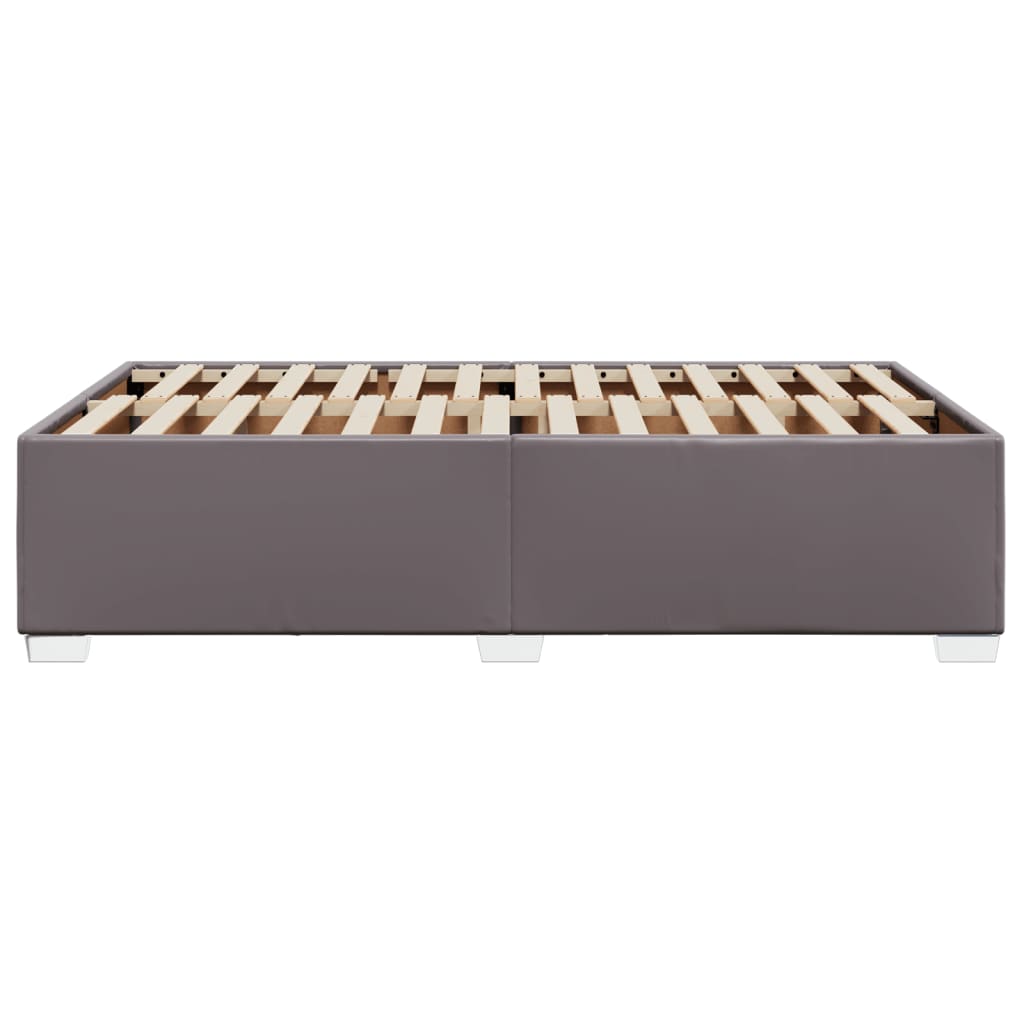 Giroletto senza Materasso Grigio 120x190 cm Similpelle | homemem39