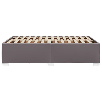 Giroletto senza Materasso Grigio 120x190 cm Similpelle | homemem39