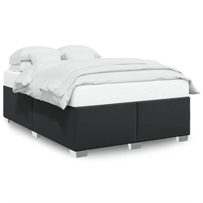 Struttura letto senza Materasso Nera in Similpelle | homemem39