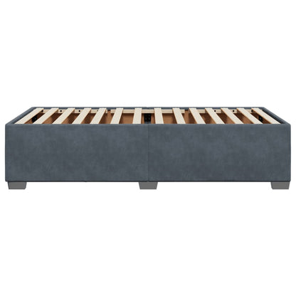 Giroletto senza Materasso Grigio Scuro 80x200 cm Velluto | homemem39