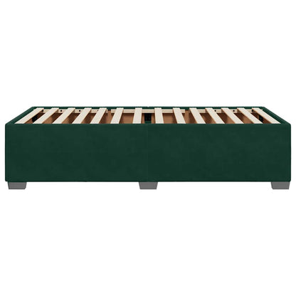 Giroletto senza Materasso Verde Scuro 100x200 cm in Velluto | homemem39