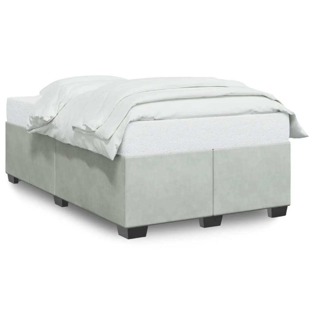 Giroletto senza Materasso Grigio Chiaro 120x200 cm Velluto | homemem39