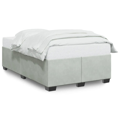 Giroletto senza Materasso Grigio Chiaro 120x200 cm Velluto | homemem39