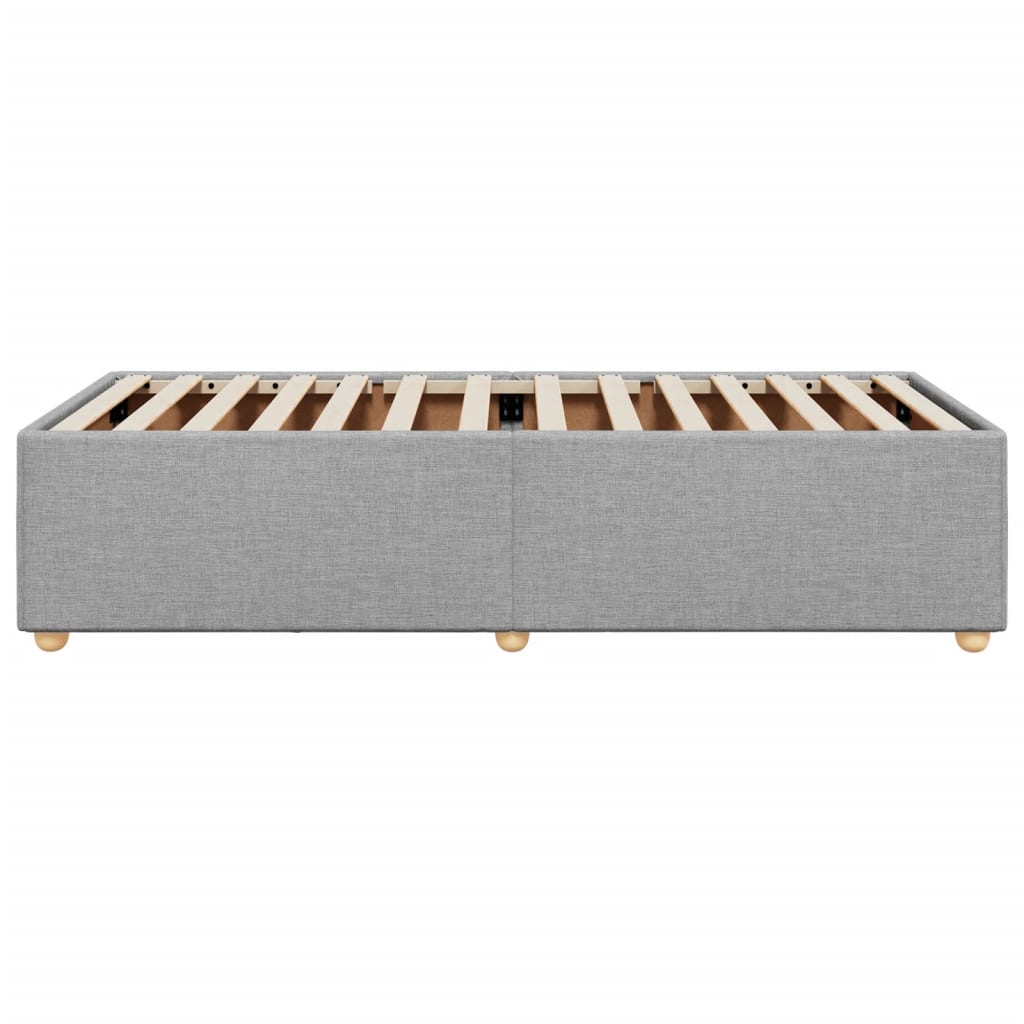 Giroletto senza Materasso Grigio Chiaro 80x200 cm Tessuto - homemem39