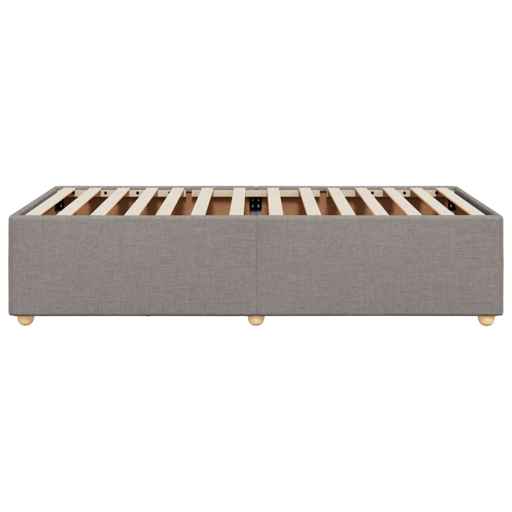 Giroletto senza Materasso Tortora 80x200 cm Tessuto | homemem39