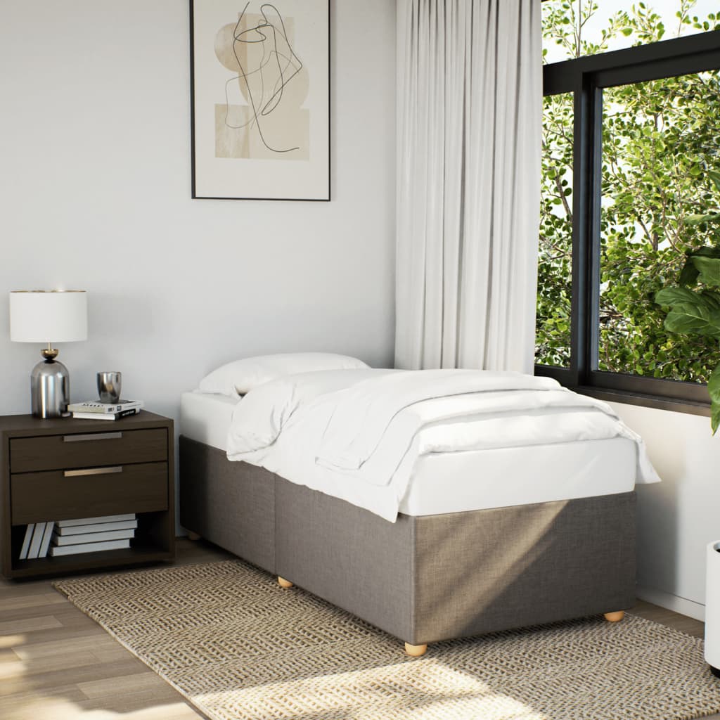 Giroletto senza Materasso Tortora 80x200 cm Tessuto | homemem39
