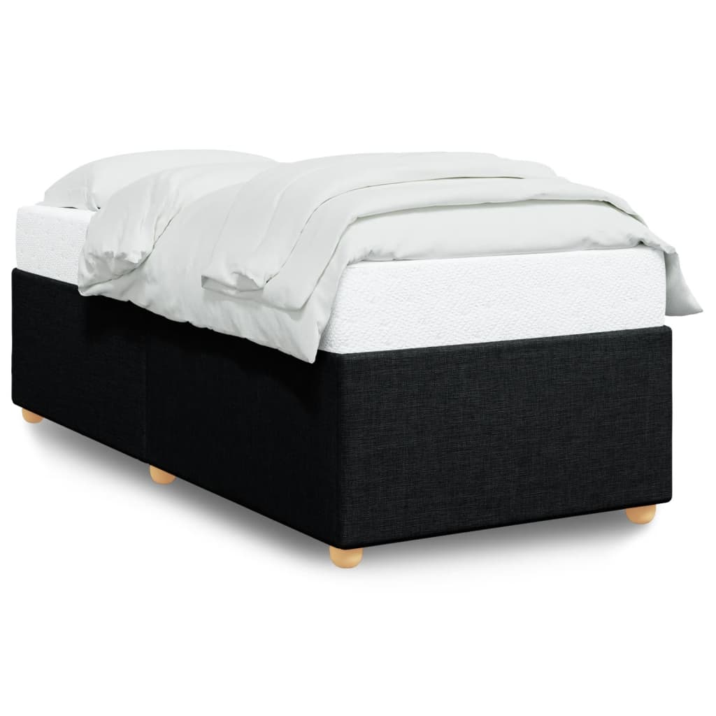 Giroletto senza Materasso Nero 90x190 cm in Tessuto | homemem39