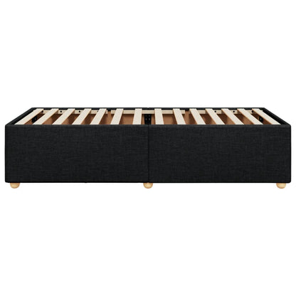 Giroletto senza Materasso Nero 90x190 cm in Tessuto | homemem39