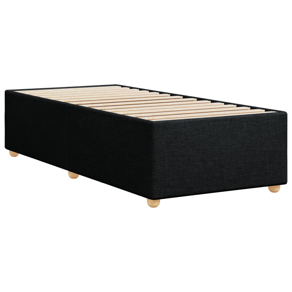 Giroletto senza Materasso Nero 90x190 cm in Tessuto | homemem39