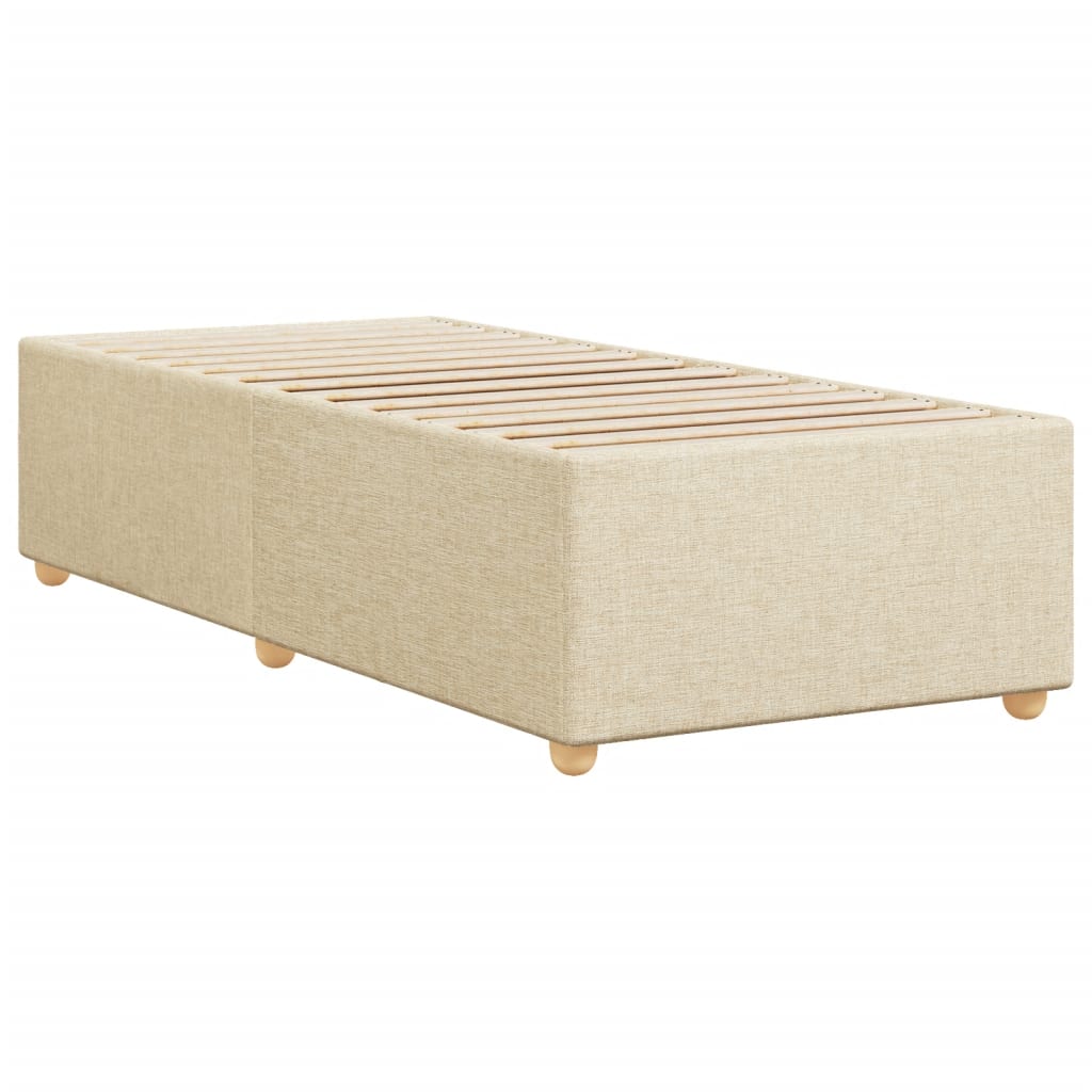 Giroletto senza Materasso Crema 90x190 cm in Tessuto | homemem39
