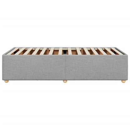 Giroletto senza Materasso Grigio Chiaro 90x200 cm Tessuto | homemem39