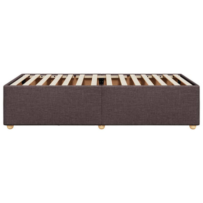 Giroletto senza Materasso Marrone Scuro 90x200 cm Tessuto - homemem39