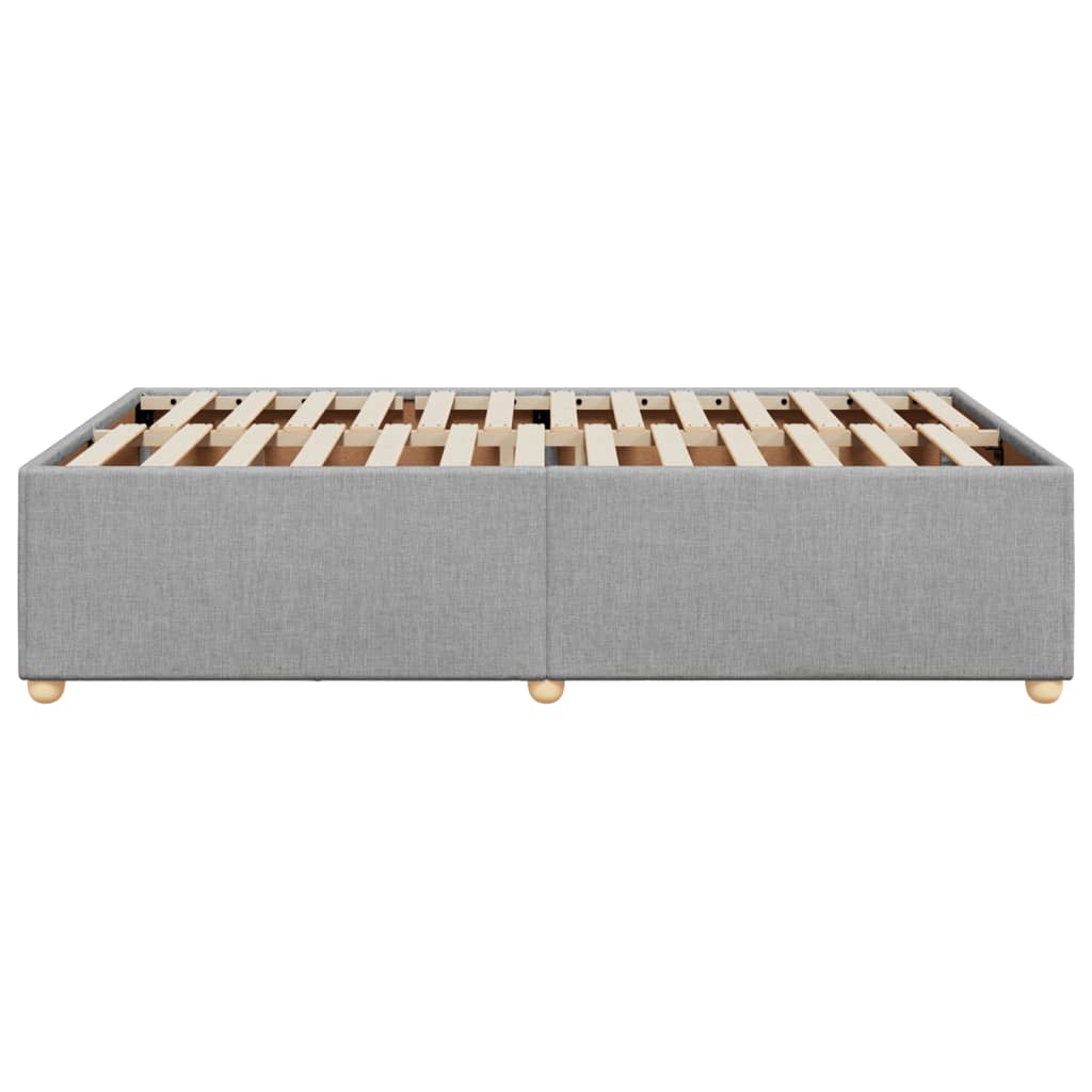 Giroletto senza Materasso Grigio Chiaro 120x200 cm Tessuto - homemem39