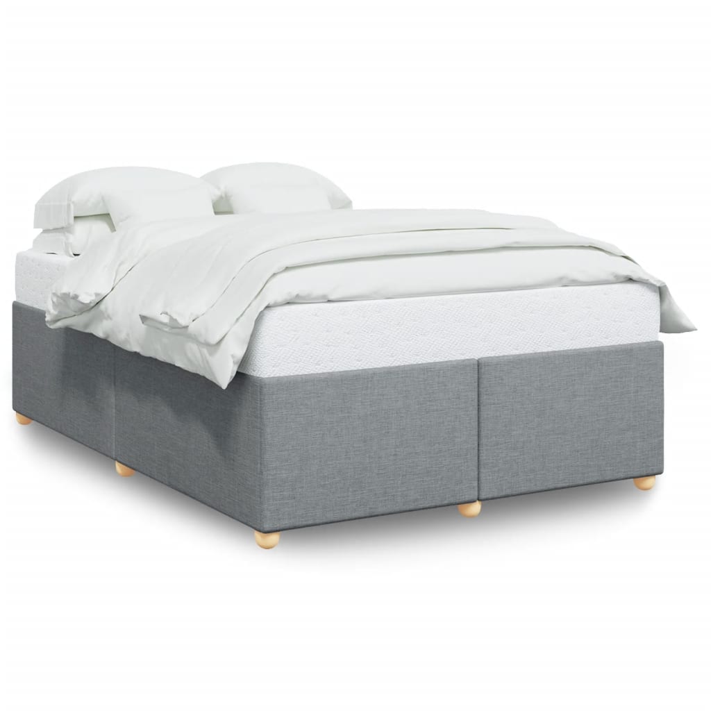 Giroletto senza Materasso Grigio Chiaro 140x190 cm Tessuto | homemem39