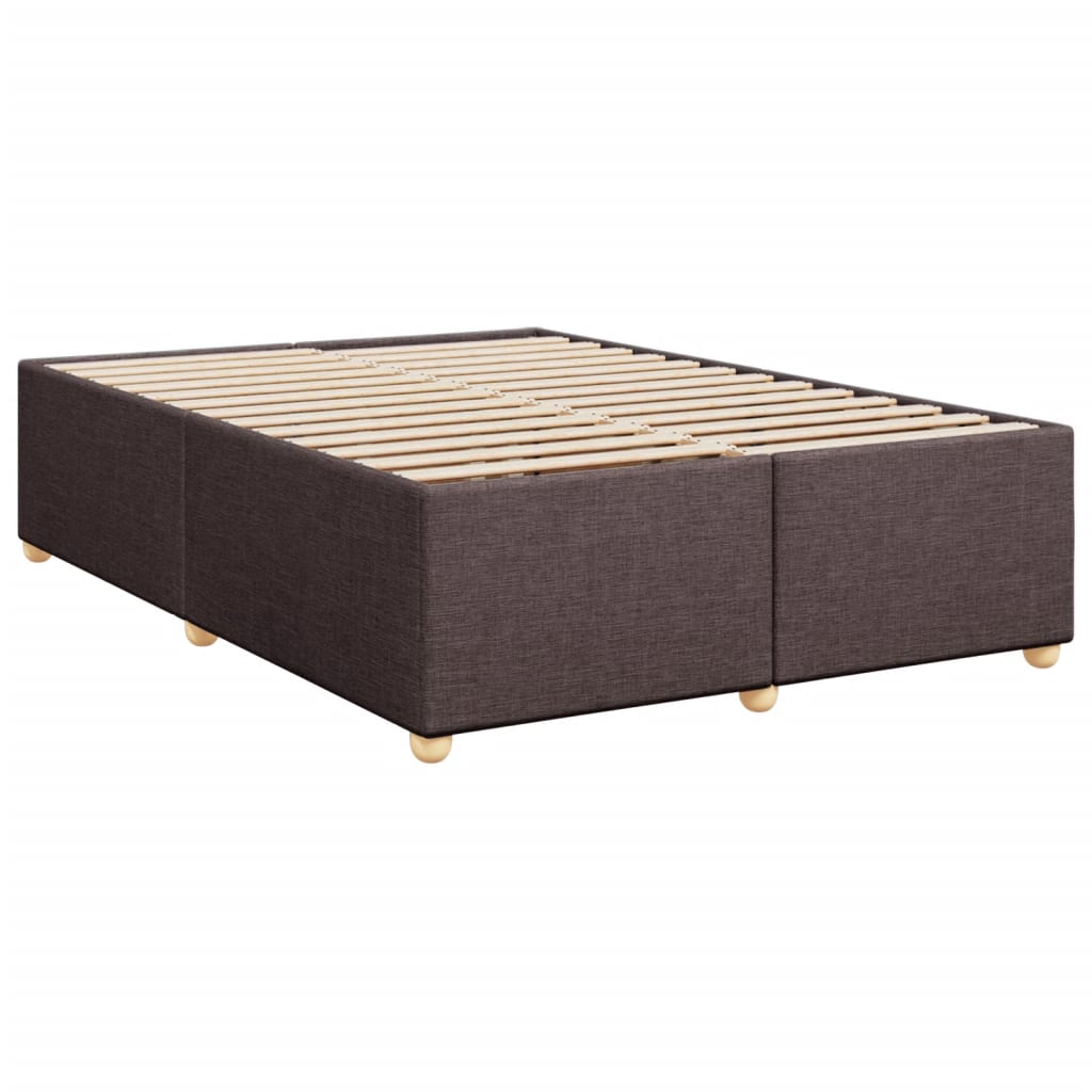 Giroletto senza Materasso Marrone Scuro 140x190 cm Tessuto | homemem39