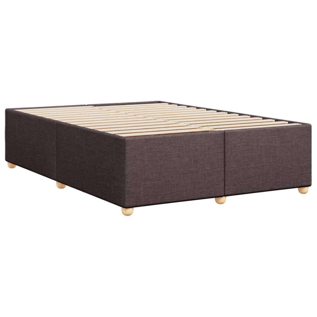 Giroletto senza Materasso Marrone Scuro 140x190 cm Tessuto | homemem39