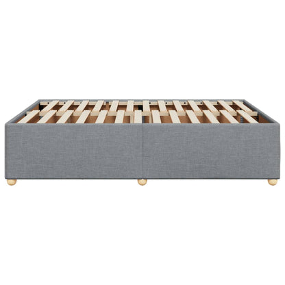 Giroletto senza Materasso Grigio Chiaro 140x200 cm Tessuto - homemem39