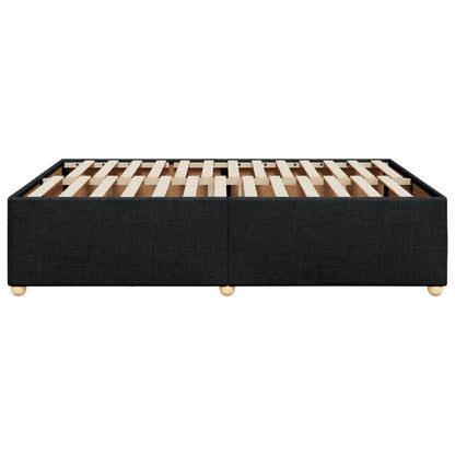 Giroletto senza Materasso Nero 160x200 cm in Tessuto - homemem39