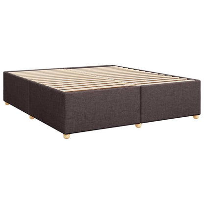 Giroletto senza Materasso Marrone Scuro 180x200 cm Tessuto | homemem39
