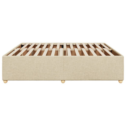 Giroletto senza Materasso Crema 180x200 cm in Tessuto - homemem39