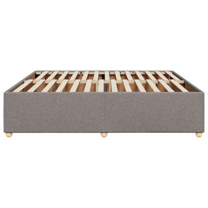 Giroletto senza Materasso Tortora 200x200 cm in Tessuto | homemem39
