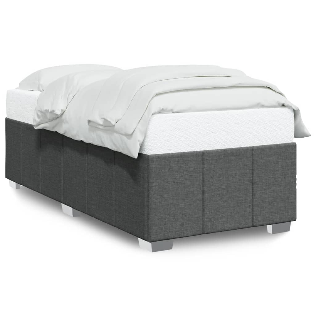 Giroletto senza Materasso Grigio Scuro 90x190 cm Tessuto | homemem39