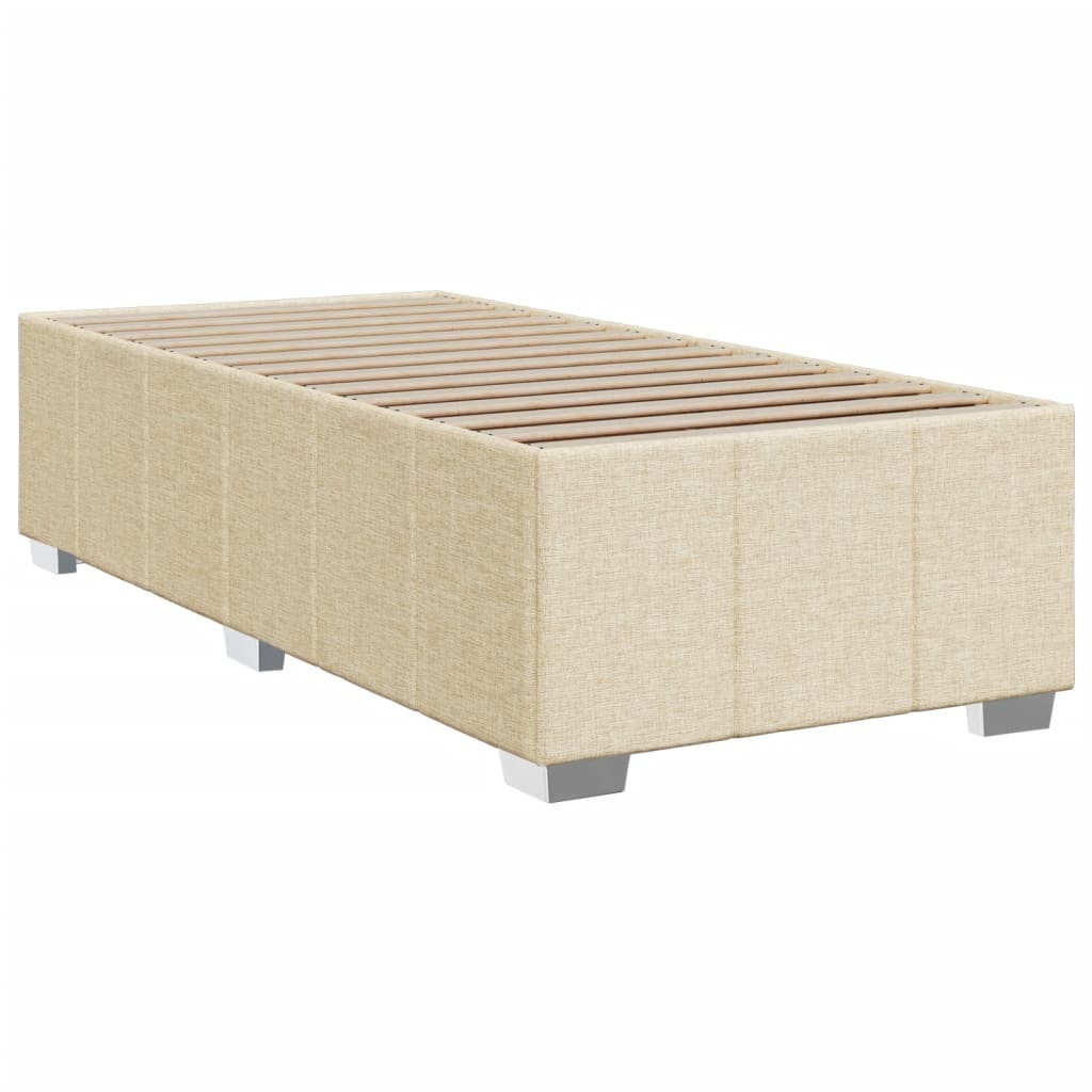 Giroletto senza Materasso Crema 90x190 cm in Tessuto | homemem39