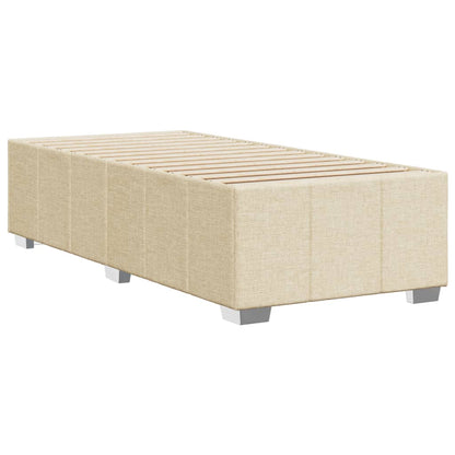 Giroletto senza Materasso Crema 90x190 cm in Tessuto | homemem39