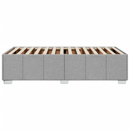 Giroletto senza Materasso Grigio Chiaro 90x200 cm Tessuto