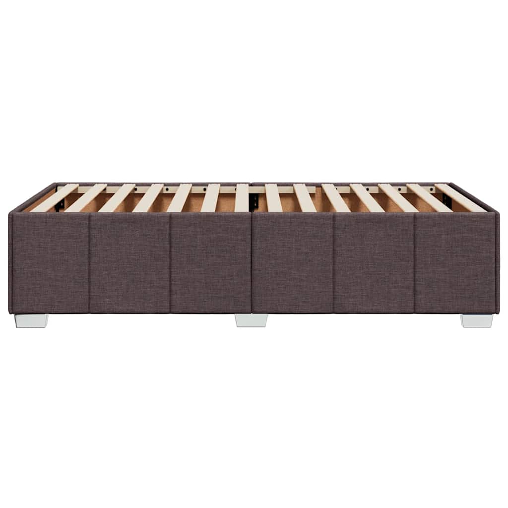 Giroletto senza Materasso Marrone Scuro 90x200 cm Tessuto | homemem39
