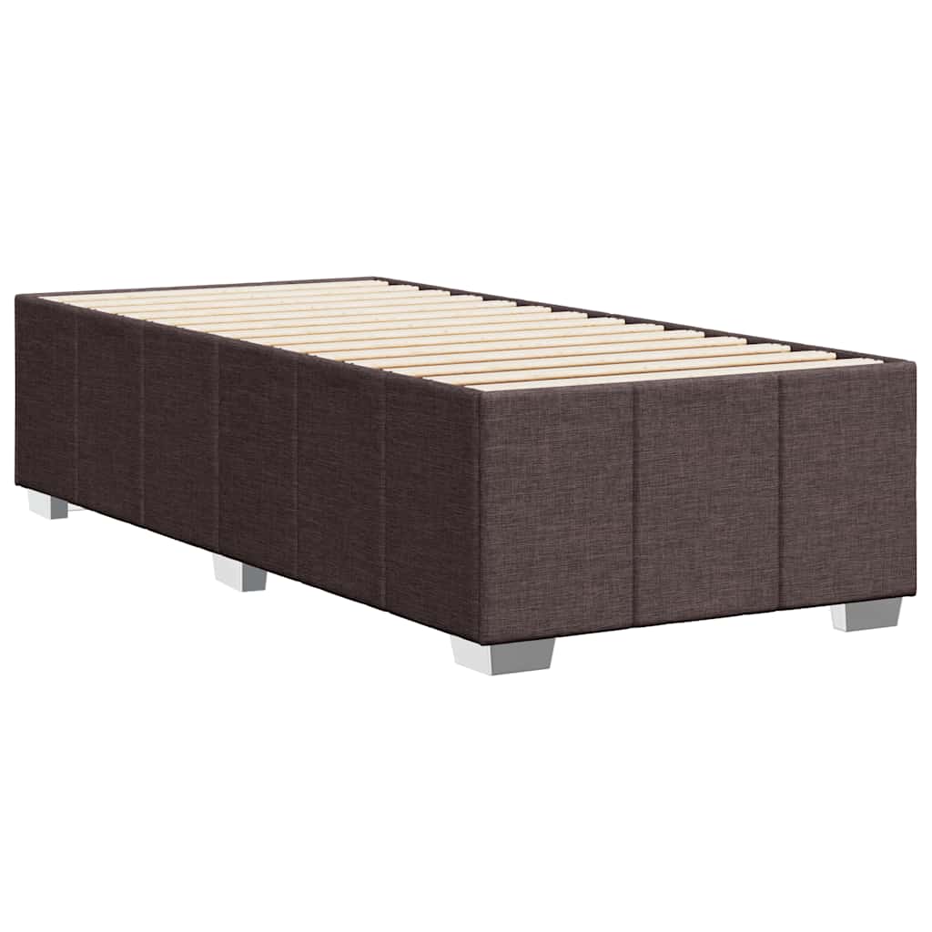 Giroletto senza Materasso Marrone Scuro 90x200 cm Tessuto | homemem39
