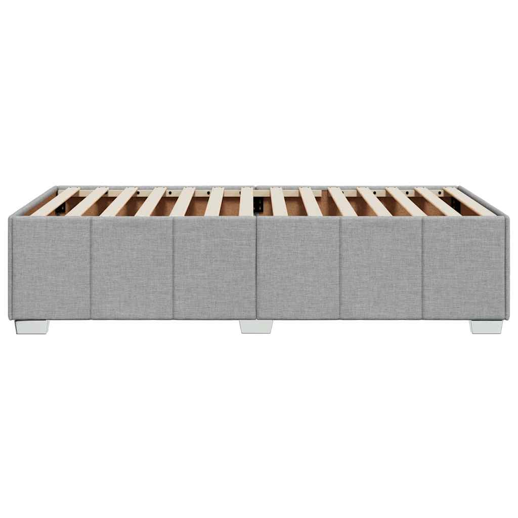 Giroletto senza Materasso Grigio Chiaro 100x200 cm Tessuto