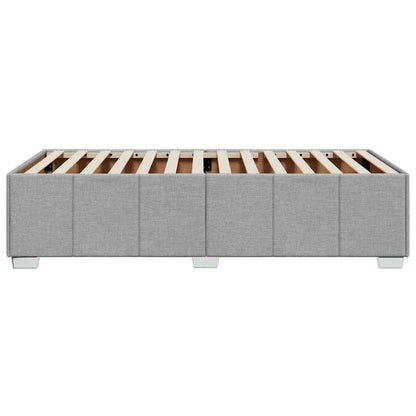 Giroletto senza Materasso Grigio Chiaro 100x200 cm Tessuto