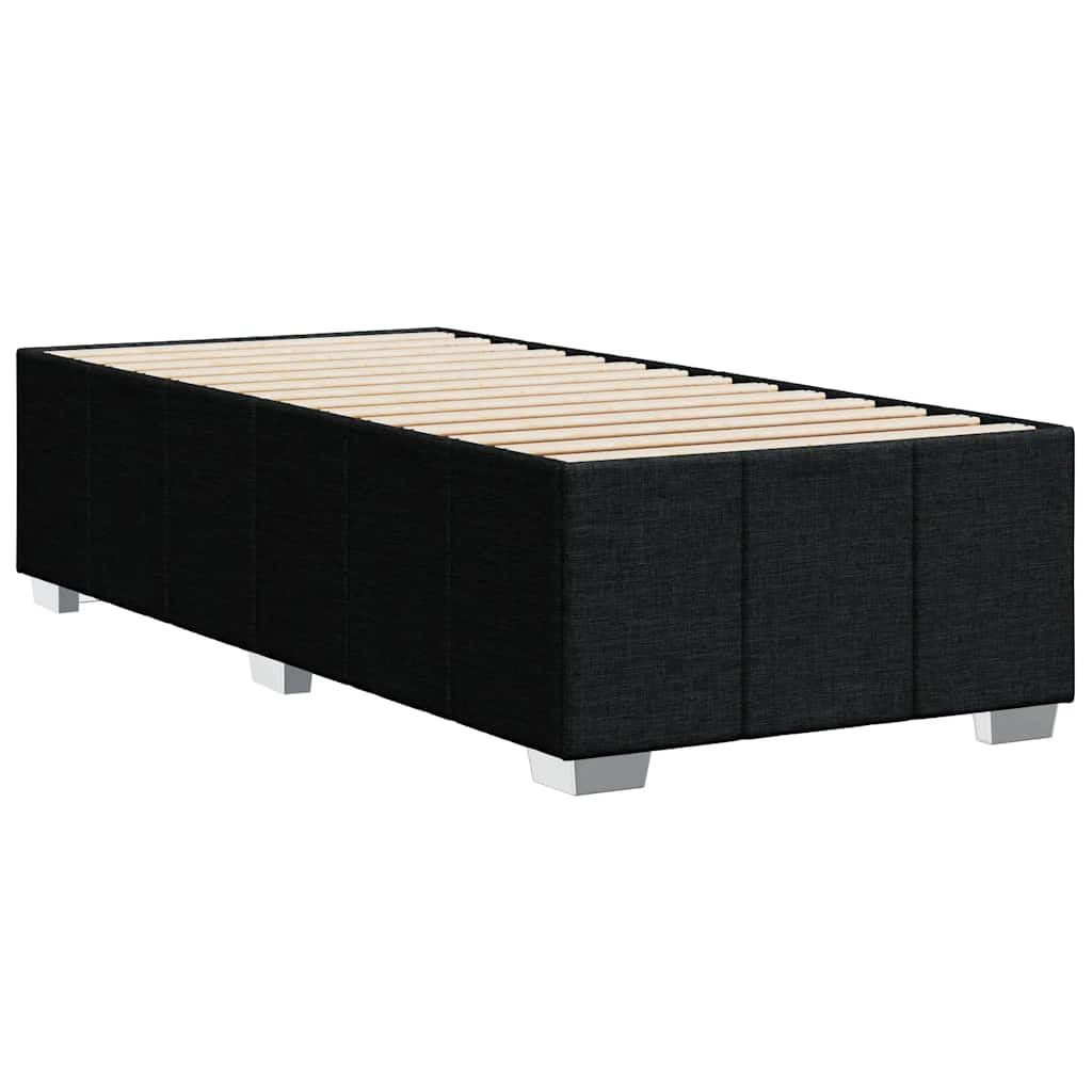 Giroletto senza Materasso Nero 100x200 cm in Tessuto | homemem39