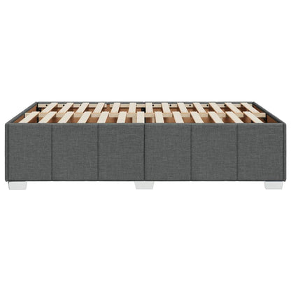 Giroletto senza Materasso Grigio Scuro 120x190 cm in Tessuto