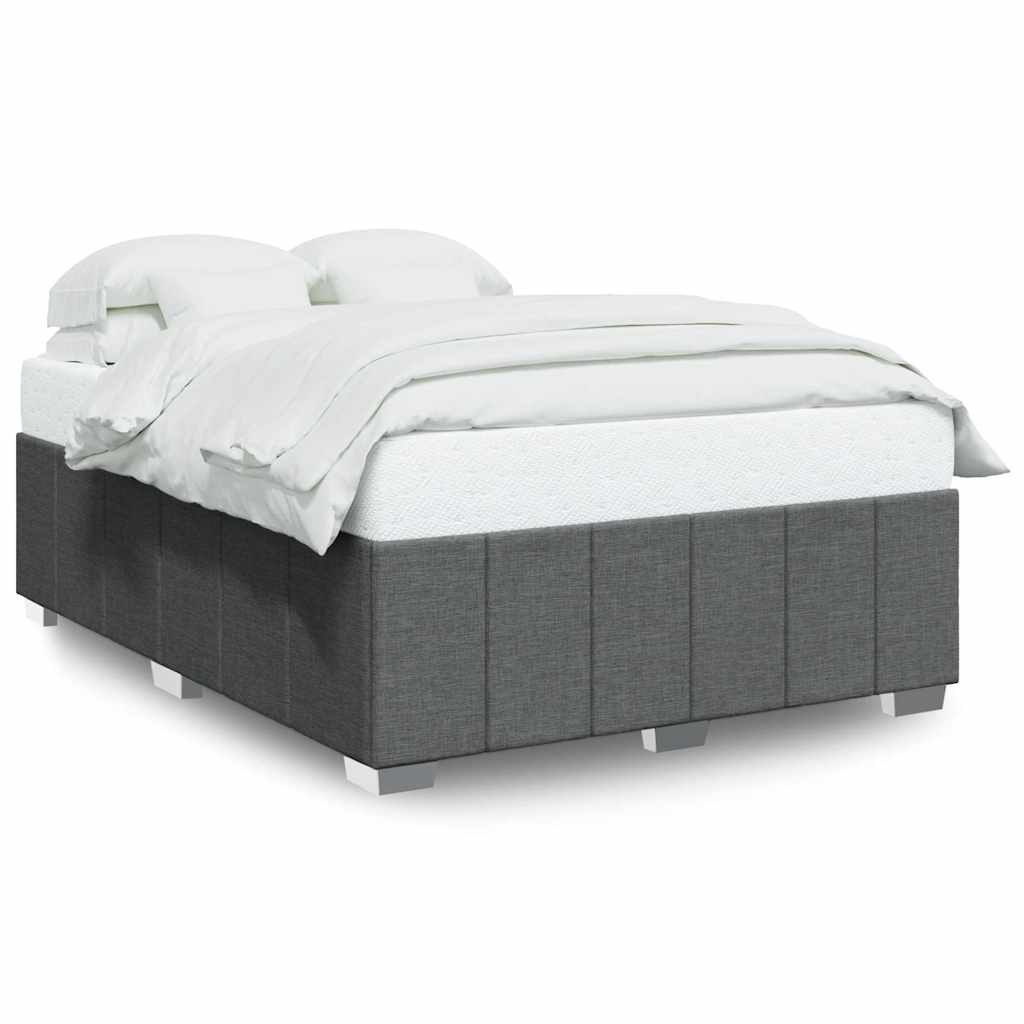 Giroletto senza Materasso Grigio Scuro 140x190 cm Tessuto | homemem39