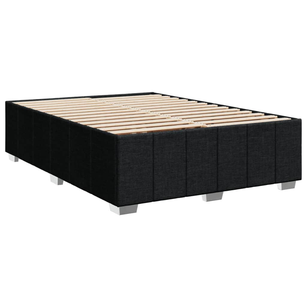 Giroletto senza Materasso Nero 140x190 cm in Tessuto | homemem39